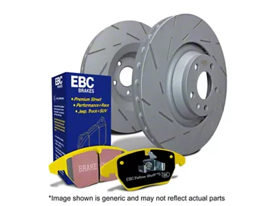 EBC Brakes Stage 9 Yellowstuff 8-Lug Brake Rotor and Pad Kit; Front (00-02 RAM 2500)