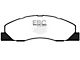 EBC Brakes Greenstuff 6000 Street Sport Organic Brake Pads; Front Pair (09-18 RAM 3500)