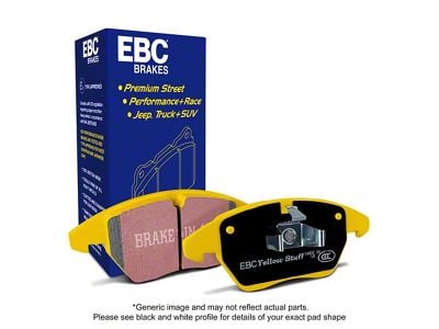 EBC Brakes Yellowstuff Racing Aramid Fiber Brake Pads; Front Pair (19-25 Ranger, Excluding Raptor)