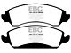 EBC Brakes Greenstuff 6000 Street Sport Organic Brake Pads; Front Pair (07-18 Sierra 1500)