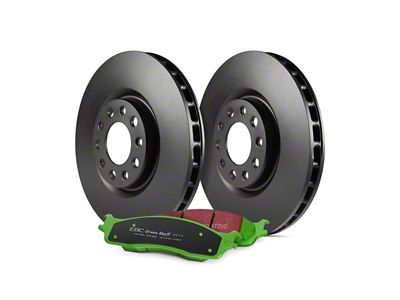 EBC Brakes Stage 14 Greenstuff 6000 6-Lug Brake Rotor and Pad Kit; Front (05-06 Sierra 1500 w/ Rear Drum Brakes)