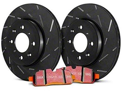 EBC Brakes Stage 15 Orangestuff 6-Lug Brake Rotor and Pad Kit; Front (05-06 Sierra 1500 w/ Rear Drum Brakes)