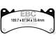 EBC Brakes Ultimax OEM Plus Organic Brake Pads; Front Pair (19-25 Sierra 1500 w/ Brembo Brakes)