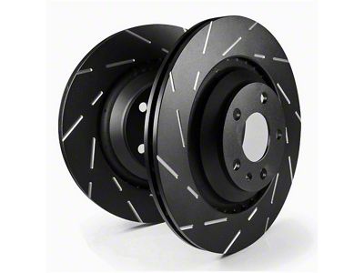 EBC Brakes USR Series Sport Slotted 6-Lug Rotors; Front Pair (99-06 Sierra 1500 w/ Rear Disc Brakes)