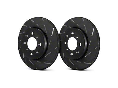 EBC Brakes USR Series Sport Slotted 6-Lug Rotors; Rear Pair (01-06 Sierra 1500 w/ Quadsteer)