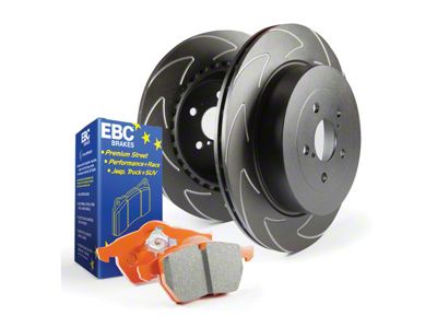 EBC Brakes Stage 7 Orangestuff 8-Lug Brake Rotor and Pad Kit; Rear (07-10 Sierra 2500 HD)