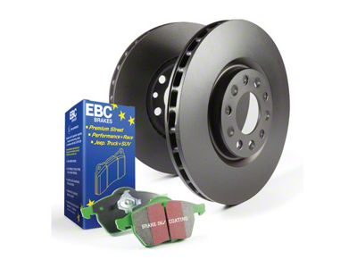 EBC Brakes Stage 14 Greenstuff 6000 6-Lug Brake Rotor and Pad Kit; Front (19-24 Silverado 1500)