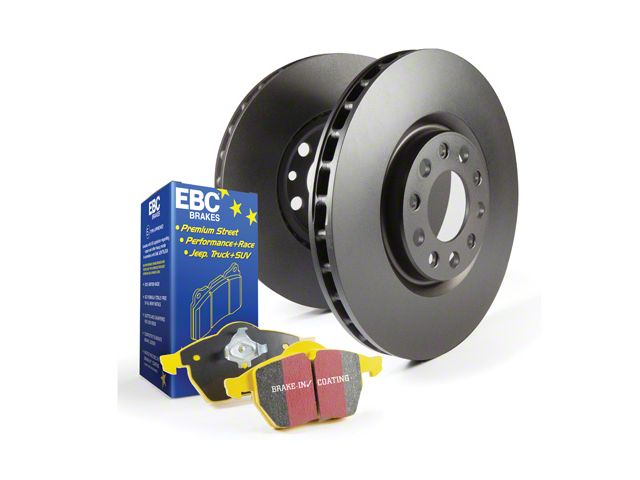 EBC Brakes Stage 13 Yellowstuff 6-Lug Brake Rotor and Pad Kit; Front (21-24 Tahoe, Excluding Police)