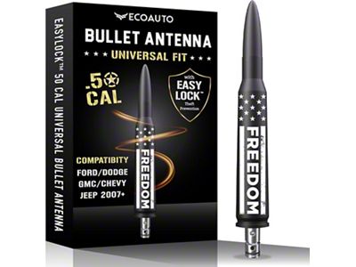 EcoAuto Easylock Bullet Antenna; Freedom (97-24 F-150)