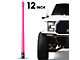 EcoAuto Flexible Replacement Antenna; 12-Inch; Pink (97-24 F-150)