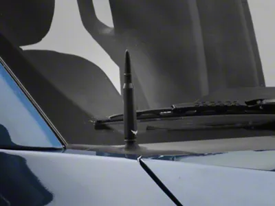 Bullet Antenna; Matte Black (99-25 F-250 Super Duty)