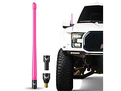 EcoAuto Flexible Replacement Antenna; 12-Inch; Pink (11-24 F-250 Super Duty)