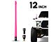 EcoAuto Flexible Replacement Antenna; 12-Inch; Pink (11-24 F-250 Super Duty)