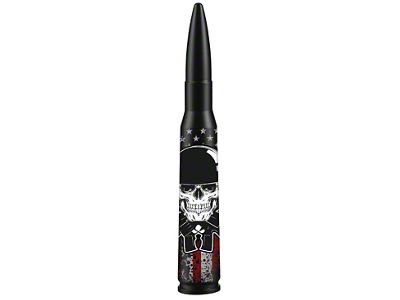 Bullet Antenna; American Skull Black (99-25 F-350 Super Duty)