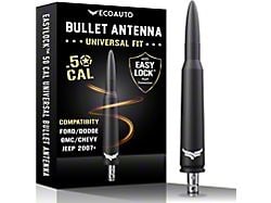 EcoAuto Easylock Bullet Antenna; Matte Black (02-18 RAM 1500)