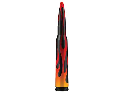 Bullet Antenna; Flames (03-18 RAM 2500)