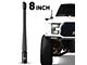 EcoAuto Flexible Replacement Antenna; 8-Inch; Carbon Fiber (03-18 RAM 3500)