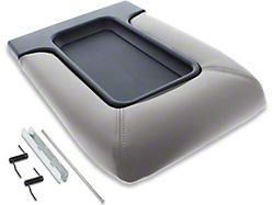 EcoAuto Center Console Lid Replacement Kit; Light Gray (99-06 Sierra 1500)