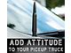 EcoAuto Bullet Antenna; Matte Black (07-24 Sierra 2500 HD)