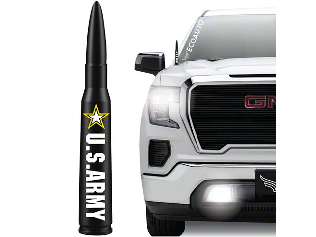 EcoAuto Bullet Antenna; US.ARMY (07-24 Sierra 2500 HD)