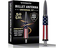 EcoAuto Easylock Bullet Antenna; American Flag (07-25 Sierra 2500 HD)