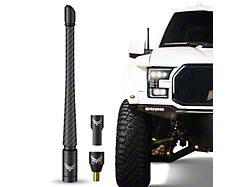 EcoAuto Flexible Replacement Antenna; 8-Inch; Carbon Fiber (07-24 Sierra 2500 HD)