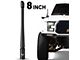 EcoAuto Flexible Replacement Antenna; 8-Inch; Black (07-24 Sierra 3500 HD)