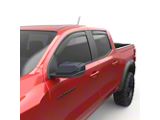 EGR In-Channel Window Visors; Front and Rear; Matte Black (23-25 Colorado)