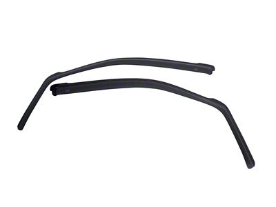 EGR In-Channel Window Visors; Front; Dark Smoke (11-16 F-250 Super Duty SuperCrew)