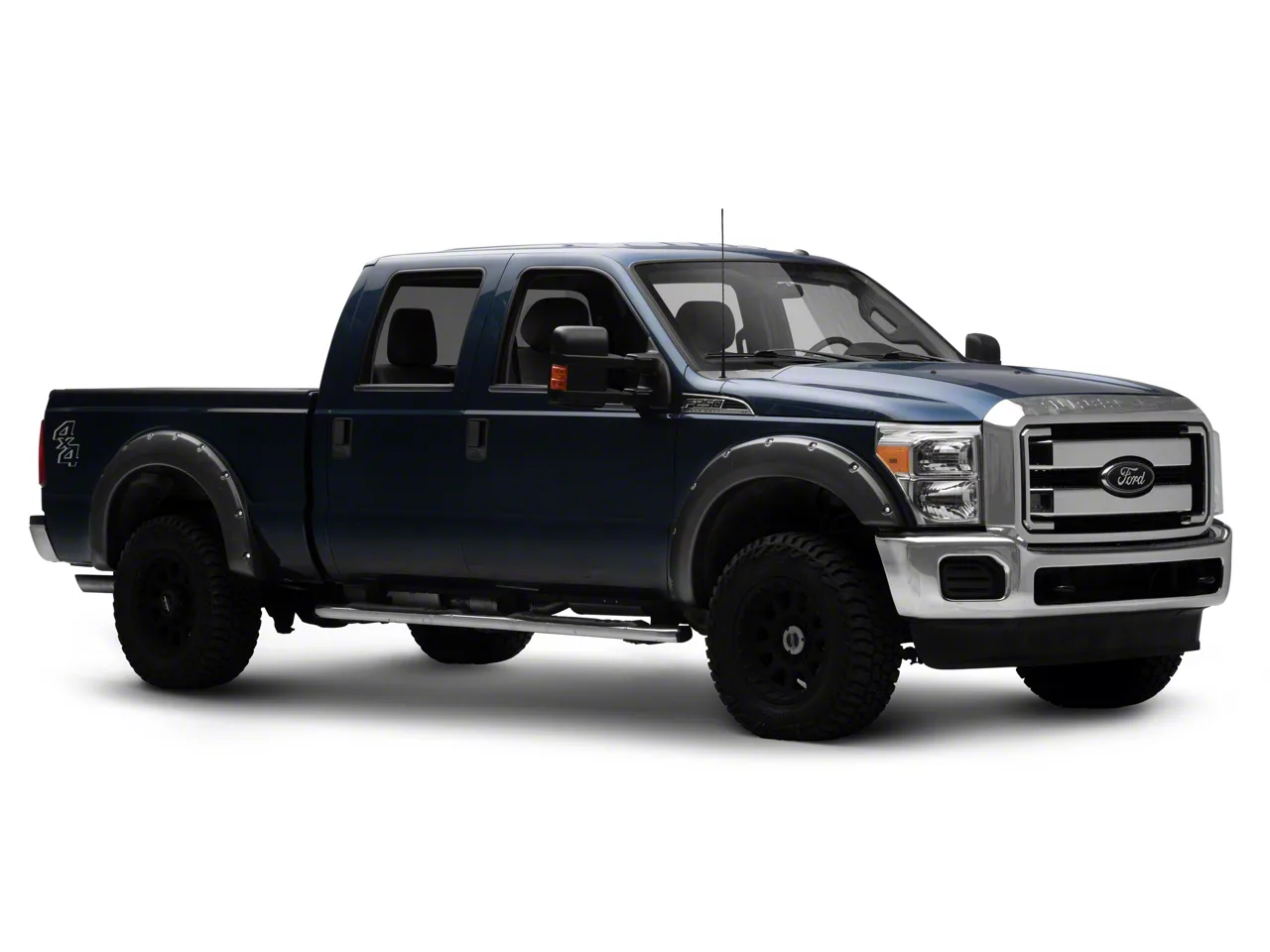 EGR F-250 Super Duty Traditional Bolt-On Look Fender Flares; Matte ...