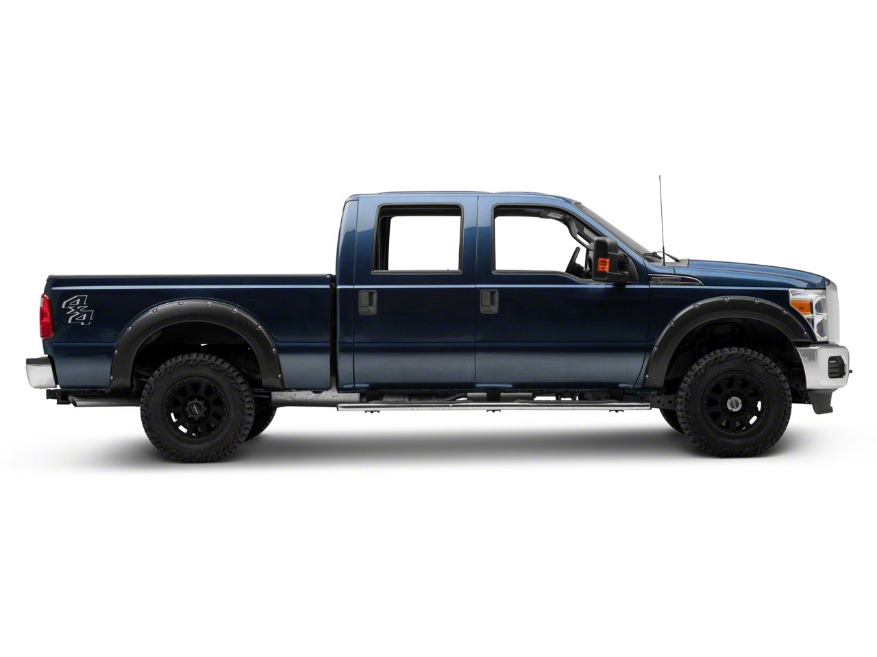 EGR F250 Super Duty Traditional BoltOn Look Fender Flares; Matte