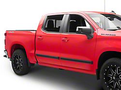 EGR Bolt-On Look Body Side Molding; Matte Black (19-25 Silverado 1500 Crew Cab)