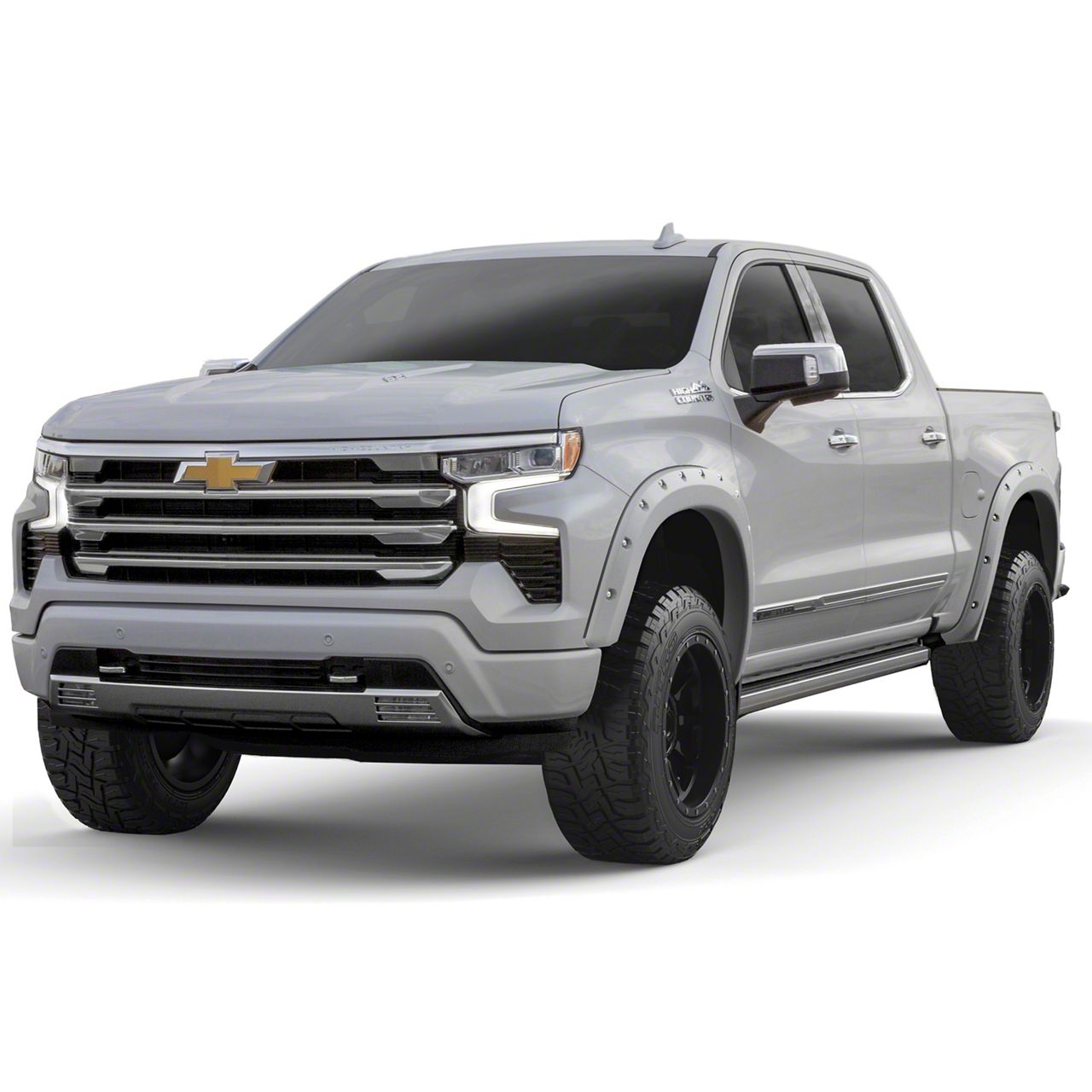 EGR Silverado 1500 Traditional Bolt-On Look Fender Flares; Summit White ...