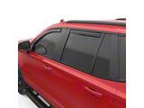 EGR In-Channel Window Visors; Front and Rear; Dark Smoke (21-24 Yukon)