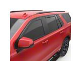 EGR In-Channel Window Visors; Front and Rear; Matte Black (21-24 Yukon)