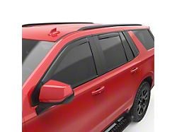 EGR In-Channel Window Visors; Front and Rear; Matte Black (21-24 Yukon)