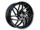 Elegance Luxury Magic Gloss Black Milled 6-Lug Wheel; 22x9.5; 24mm Offset (21-24 Yukon)