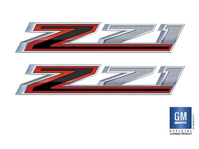 Emblems Plus Z71 Bedside Decals; Black Fade/Silver (20-25 Silverado 3500 HD)