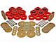 Body Mount Bushings and Hardware Kit; Red (03-05 4WD RAM 3500 Quad Cab)