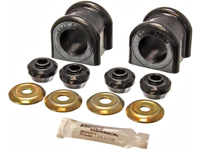 Front Sway Bar Endlinks Bushings; 32mm; Black (03-09 4WD RAM 3500)