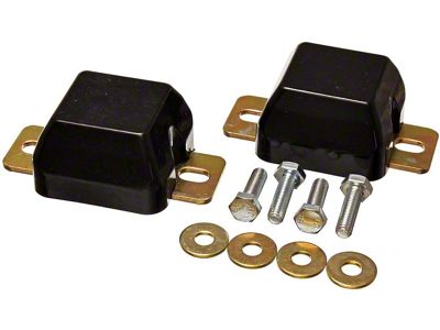 Rear Bump Stops; Black (03-09 4WD RAM 3500)