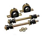 Front Sway Bar Bushings with Endlinks; 36mm; Black (99-06 Silverado 1500)