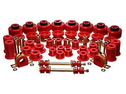 Hyper-Flex System Complete Bushing Kit; Red (99-06 2WD Silverado 1500)