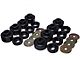 Body Mount Bushings; Black (07-10 4WD Silverado 2500 HD)