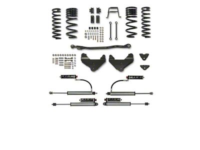 EVO Manufacturing 3.50-Inch Enforcer Suspension Lift Kit with King 2.5 Compression Adjuster Shocks (19-24 6.7L RAM 3500)