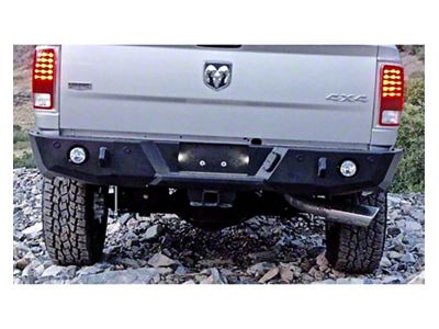 Expedition One Range Max Rear Bumper; Bare Metal (10-18 RAM 3500)