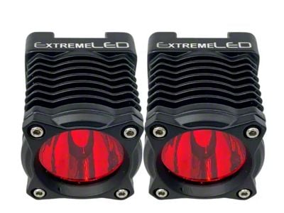 Extreme LED Extreme Stackerz 2-Inch Modular Red LED Light; Spot Beam (Universal; Some Adaptation May Be Required)