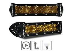 Extreme LED 6-Inch X1 Series Single Row Amber LED Light Bar; Combo Beam (Universal; Some Adaptation May Be Required)