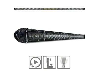 Extreme LED 50-Inch Extreme Series Single Row LED Light Bar; Combo Beam (Universal; Some Adaptation May Be Required)