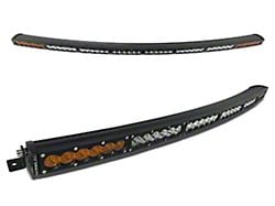 Extreme LED 50-Inch X6S Slim Series Curved LED Light Bar; Amber/White (Universal; Some Adaptation May Be Required)